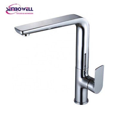 Hot-Sale Modern Brass Single Handle Kitchen Mixer Kitchen Sink Faucet